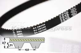 Zahnflachriemen Zahnriemen 150 S4,5M 563 mm Super Torque STS Einfachverzahnt 